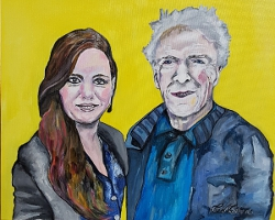 Clint Eastwood Art Painting Dimension: 37.8/46 cm