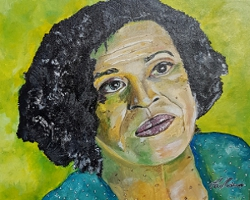 Gloria Foster Art Painting Dimension: 37.8/46 cm