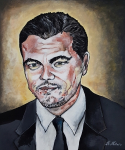 Leonardo DiCaprio Art Painting Dimension: 50/60 cm