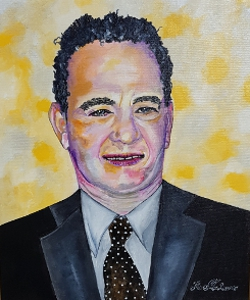Tom Hanks Art Painting Dimension: 46/37.8cm